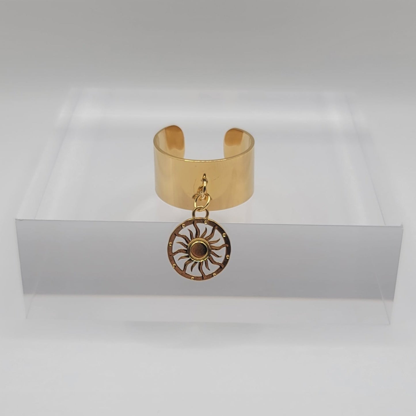 sun charm ring