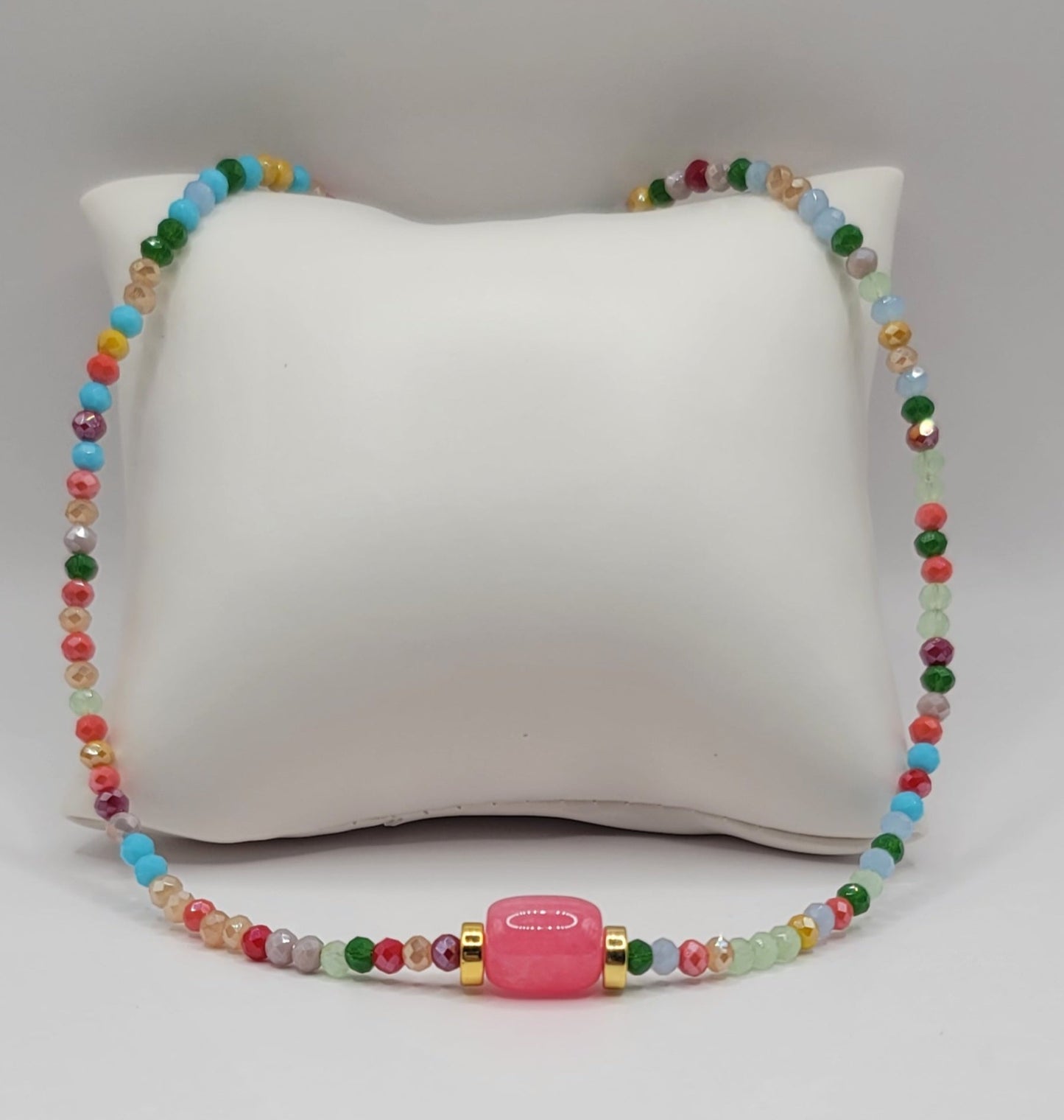 crystal beaded necklace