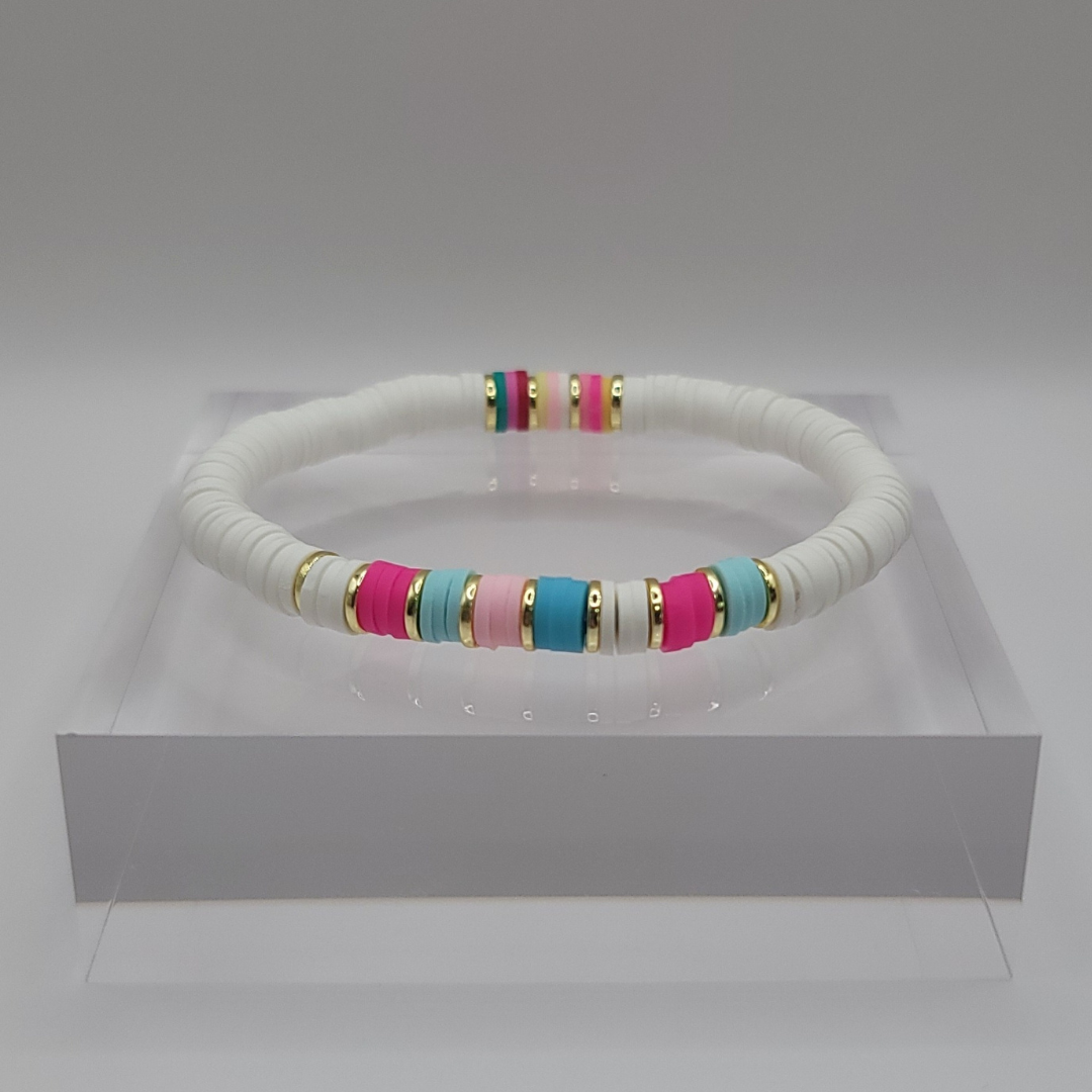 multicolor beaded bracelet