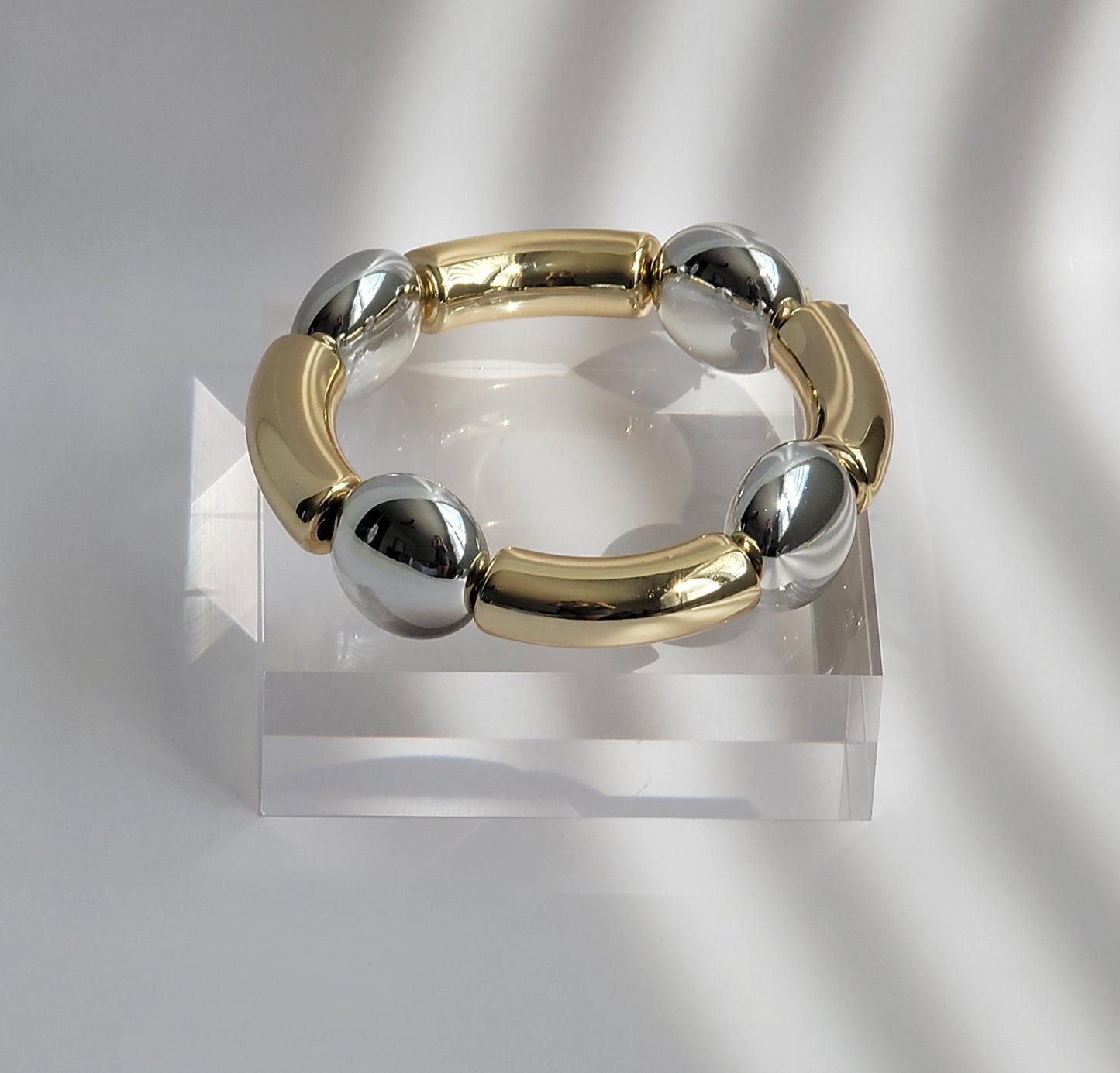 gold & silver bracelet