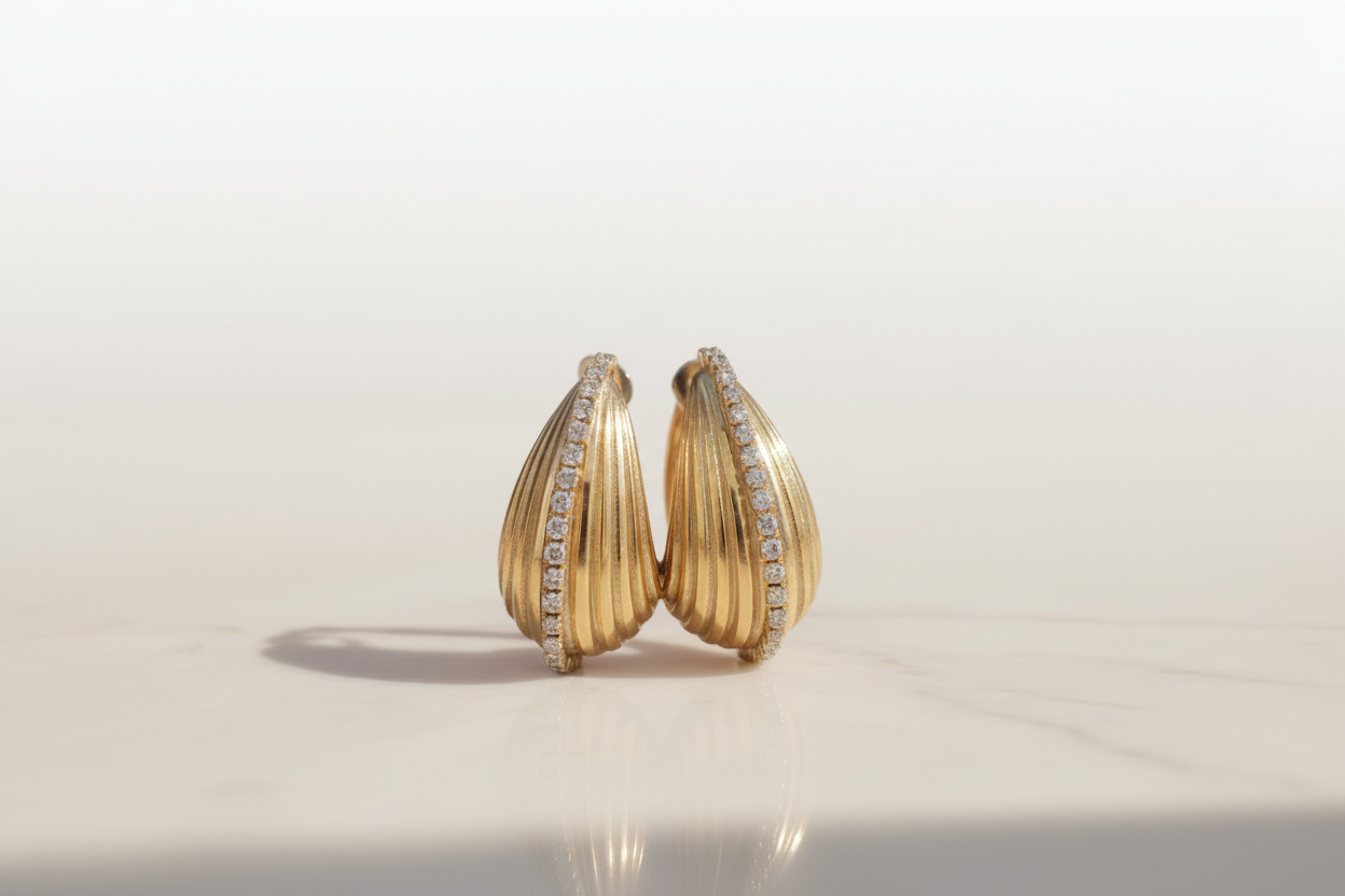 rhinestones droplets studs